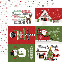 Echo Park - Christmas Magic Collection - 12 x 12 Double Sided Paper - 6 x 4 Journaling Cards