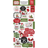 Echo Park - Christmas Magic Collection - Chipboard Embellishments - Phrases