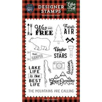 Echo Park - Call Of The Wild Collection - Clear Photopolymer Stamps - Fresh Air