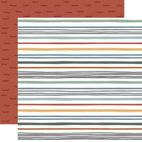Echo Park - Dream Big Little Boy Collection - 12 x 12 Double Sided Paper - Sweet Boy Stripes