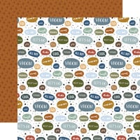 Echo Park - Dream Big Little Boy Collection - 12 x 12 Double Sided Paper - All Boy Words