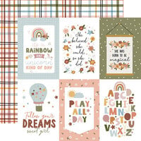 Echo Park - Dream Big Little Girl Collection - 12 x 12 Double Sided Paper - 4 x 6 Journaling Cards