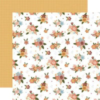 Echo Park - Dream Big Little Girl Collection - 12 x 12 Double Sided Paper - Wildflower Field
