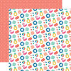 Echo Park - Dive Into Summer Collection - 12 x 12 Double Sided Paper - Fabulous Floaties