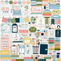 Echo Park - Day In The Life Collection - 12 x 12 Cardstock Stickers - Elements
