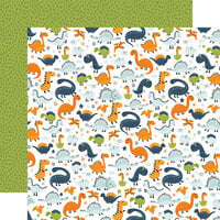 Echo Park - Dino-Mite Collection - 12 x 12 Double Sided Paper - Dinosaurs Rule