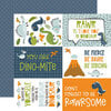 Echo Park - Dino-Mite Collection - 12 x 12 Double Sided Paper - 4 x 6 Journaling Cards