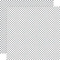 Echo Park - Dots and Stripes Collection - 12 x 12 Double Sided Paper - White