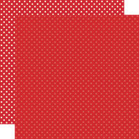 Echo Park - Dots and Stripes Collection - 12 x 12 Double Sided Paper - Red