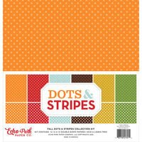 Echo Park - Dots and Stripes Collection - 12 x 12 Collection Kit - Fall Two