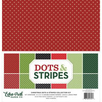 Echo Park - Dots and Stripes Collection - 12 x 12 Collection Kit - Christmas Two