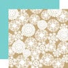 Echo Park - Everyday Eclectic Collection - 12 x 12 Double Sided Paper - Kraft Doily
