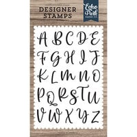Echo Park - Clear Photopolymer Stamps - Kaitlin Uppercase Alphabet