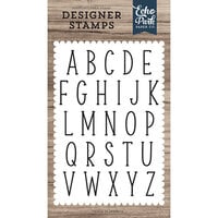 Echo Park - Clear Photopolymer Stamps - McKell Uppercase Alphabet