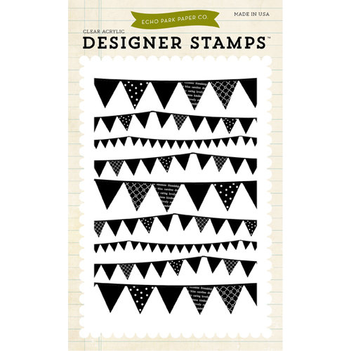 Echo Park - Children Collection - Designer Stamps - Pennant