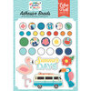Echo Park - Endless Summer Collection - Self Adhesive Decorative Brads