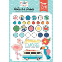 Echo Park - Endless Summer Collection - Self Adhesive Decorative Brads