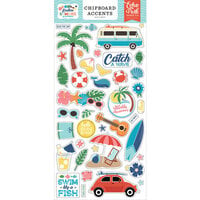 Echo Park - Endless Summer Collection - Chipboard Embellishments - Accents