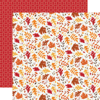 Echo Park - Fall Collection - 12 x 12 Double Sided Paper - Leaf Pile