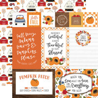Echo Park - Fall Collection - 12 x 12 Double Sided Paper - Multi Journaling Cards