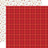 Echo Park - Fall Collection - 12 x 12 Double Sided Paper - Patch Plaid