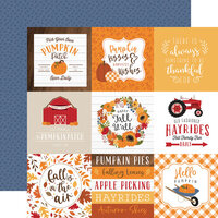 Echo Park - Fall Collection - 12 x 12 Double Sided Paper - 4 x 4 Journaling Cards