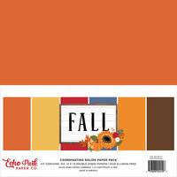 Echo Park - Fall Collection - 12 x 12 Paper Pack - Solids