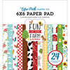 Echo Park - Fun On The Farm Collection - 6 x 6 Paper Pad