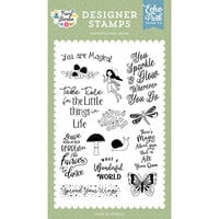 Echo Park - Fairy Garden Collection - Clear Photopolymer Stamps - Sparkle And Glow