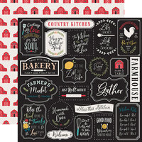 Echo Park - Farmhouse Kitchen Collection - 12 x 12 Double Sided Paper - Kitchen Rules