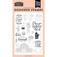 Echo Park - Farmhouse Kitchen Collection - Clear Photopolymer Stamps - Heart of the Home