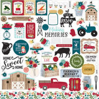 Echo Park - Farmer's Market Collection - 12 x 12 Cardstock Stickers - Elements