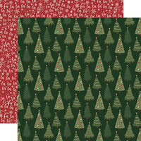 Echo Park - Gnome For Christmas Collection - 12 x 12 Double Sided Paper - A Lot Like Christmas