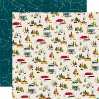 Echo Park - Happy Camper Collection - 12 x 12 Double Sided Paper - Happy Camper