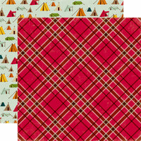 Echo Park - Happy Camper Collection - 12 x 12 Double Sided Paper - Lumberjack