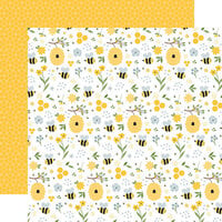 Echo Park - Happy As Can Bee Collection - 12 x 12 Double Sided Paper - Happy As Can Bee