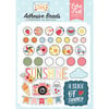 Echo Park - Here Comes The Sun Collection - Self Adhesive Decorative Brads