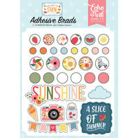 Echo Park - Here Comes The Sun Collection - Self Adhesive Decorative Brads