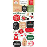 Echo Park - Have A Holly Jolly Christmas Collection - Chipboard Embellishments - Phrases