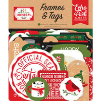 Echo Park - Have A Holly Jolly Christmas Collection - Ephemera - Frames and Tags