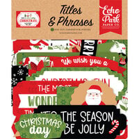 Echo Park - Have A Holly Jolly Christmas Collection - Ephemera - Titles and Phrases