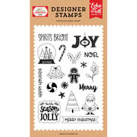 Echo Park - Have A Holly Jolly Christmas Collection - Clear Photopolymer Stamps - Let It Snow