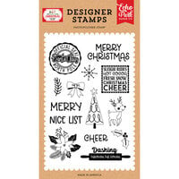 Echo Park - Have A Holly Jolly Christmas Collection - Clear Photopolymer Stamps - North Pole Official Seal