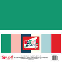 Echo Park - Happy Holidays Collection - 12 x 12 Paper Pack - Solids