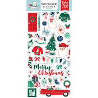 Echo Park - Happy Holidays Collection - Chipboard Embellishments - Accents