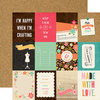 Echo Park - I'd Rather Be Crafting Collection - 12 x 12 Double Sided Paper - 3 x 4 Journaling Cards