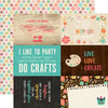 Echo Park - I'd Rather Be Crafting Collection - 12 x 12 Double Sided Paper - 4 x 6 Journaling Cards
