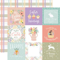 Echo Park - It's Easter Time Collection - 12 x 12 Double Sided Paper - 4 x 4 Journaling cards