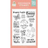 Echo Park - It's Easter Time Collection - Clear Photopolymer Stamps - Hello Peeps