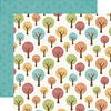 Echo Park - I Love Family Collection - 12 x 12 Double Sided Paper - Family Tree